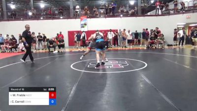 92 kg Round Of 16 - Wolfgang Frable, West Point Wrestling Club vs Christian Carroll, Cowboy RTC