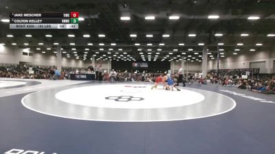 150 lbs Cons. Semis - Jake Mescher, Team Idaho Wrestling Club vs Colton Kelley, Kearney MatCats Wrestling Club