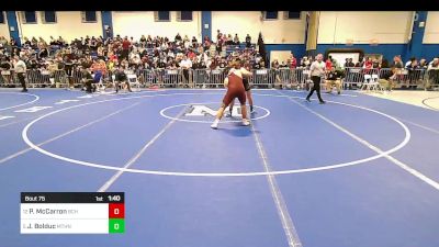 170 lbs Round Of 16 - Patrick McCarron, Boston College vs Joseph Bolduc, Methuen