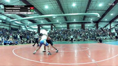 138 lbs Quarterfinal - Manuel Saldate, SLAM! Nevada vs Zaidyn Robinson, Foothill