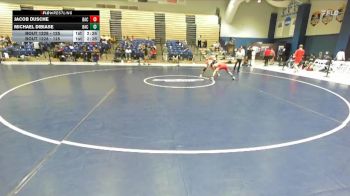 125 lbs Cons. Semi - Michael Dibiase, Belmont Abbey vs Jacob Dusche, Belmont Abbey