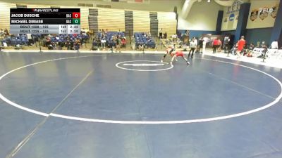 125 lbs Cons. Semi - Michael Dibiase, Belmont Abbey vs Jacob Dusche, Belmont Abbey