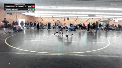 140 lbs Quarterfinal - Alejandro Mcgarrigle, Wernersville vs James Morse, Webster
