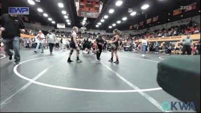 120 lbs Consolation - Reese Rhodes, Comanche Takedown Club vs Bodey Bond, Madill Takedown