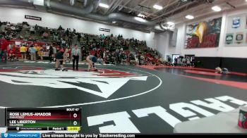 155 lbs Champ. Round 1 - Lee Liberton, Columbine vs Rose Lemus-Amador, Eaglecrest