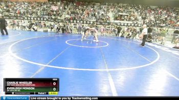 115 lbs Quarterfinal - Charlie Wheeler, Mat Rats Rebooted Wrestling vs Everleigh Monson, UP Outlaw WC