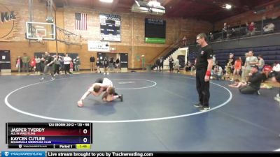 98 lbs Round 2 - Kaycen Cutler, Bonneville Wrestling Club vs Jasper Tverdy, All In Wrestling