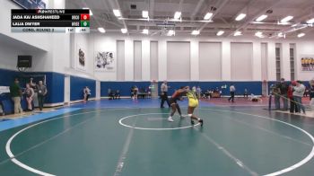 140 lbs Cons. Round 3 - Jada Kai Ashshaheed, Orange County vs Lalia Dwyer, Woodbridge Senior