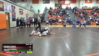 165 lbs Cons. Round 5 - Damian Coram, Washington (Massillon) vs Malachi Howell, Vermilion