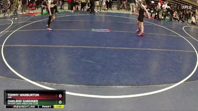 79 lbs Cons. Round 4 - OakLend Gardiner, Payson Lions Wrestling Club vs Tommy Warburton, JWC