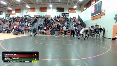 150 lbs Cons. Round 4 - Simon Lenhart, New Albany vs Gavin Rhodes, Elgin