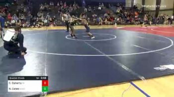 100 lbs Quarterfinal - Conner Doherty, Morris Fitness vs Nathaniel Cates, Woodland Wrestling
