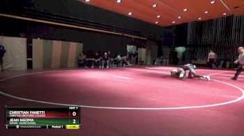 170 lbs Cons. Round 3 - Jean Ngoma, Xavier, Cedar Rapids vs Christian Fanetti, Christian Brothers College
