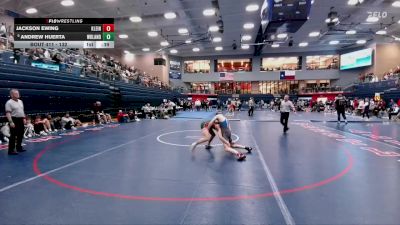 132 lbs 4th Place Match - Andrew Huerta, Conroe The Woodlands vs Jackson Ewing, Klein