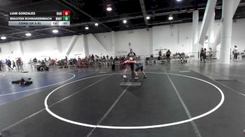 106 lbs Consi Of 8 #2 - Liam Gonzales, Deadshot WC vs Braxton Schwarzenbach, Mantanona TC
