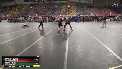 285 lbs Round 1 (16 Team) - Keith Miley, Little Rock vs Bryson Buhk, SIU Edwardsville