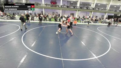 16U BOYS HARD LUCK - 149-156.8 Champ. Round 1 - Keagan Alvarez, Big Game Wrestling Club vs Dax Robinson, Alabama Takedown Academy