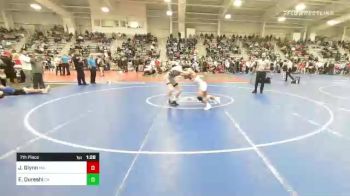 132 lbs 7th Place - Jimmie Glynn, MA vs Ethan Qureshi, CA