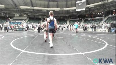 100 lbs 3rd Place - Royce Baugh, Team Tulsa Wrestling Club vs Blake Holzbaugh, Team Guthrie Wrestling
