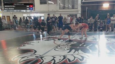 122 lbs 5th Place - Madalyn Hill, Journeymen vs Sela Rozov, Blair Academy