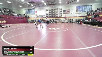 130 lbs Semifinal - Jayana Mattingly-Essex, CENTER vs Tatiana Dennis, OAK PARK