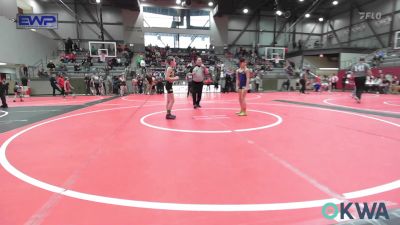 62-67 lbs Rr Rnd 2 - Bree Leyba, Team Tulsa Wrestling Club vs Autumn Foust, Keystone Kids Wrestling Club