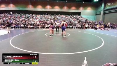 285 lbs Champ. Round 2 - Cormac Anderson, Spanish Springs vs Giovanni Mejia, Silver Creek