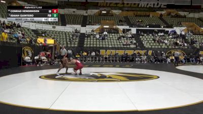 125 lbs Cons. Semi - Conrad Hendriksen, Oklahoma vs Isaiah Quintero, Purdue