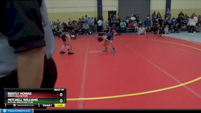 100 lbs Quarterfinal - Mitchell Williams, Outlaw Wrestling Club vs Bently Nowak, Wrestling Factory