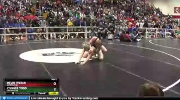 138 lbs Semifinal - Conner Todd, Green River vs Devin Weber, Wheatland