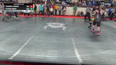 200_B lbs Consi Of 16 #2 - Zander Conner, West Shore vs Ryder Henry, Knoch