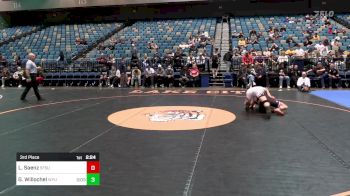 149 lbs 3rd Place - Lawrence Saenz, San Francisco vs Gabe Willochel, Wyoming