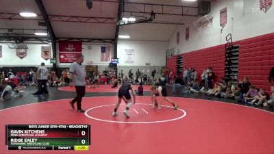 Semifinal - Ridge Ealey, Tomahawk Wrestling Club vs Gavin Kitchens, Moen Wrestling Academy