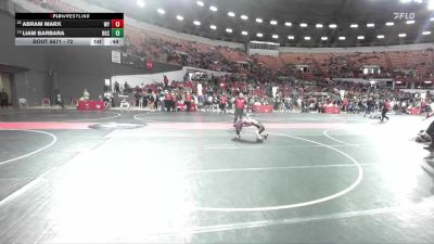 72 lbs 5th Place Match - Liam Barbara, BGC vs Abram Marx, Winneconne Youth