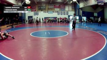 190 lbs 1st Place Match - Gabriel Barragan, West Valley vs Keshaun White, Centennial (Corona)