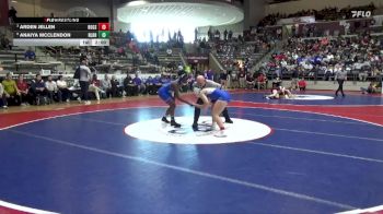 6A 155 lbs Quarterfinal - Arden Jellen, Rogers vs Anaiya Mcclendon, North Little Rock High School