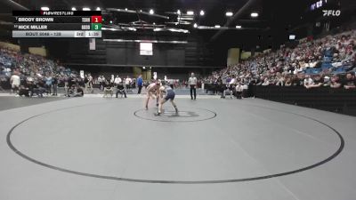 138 lbs Champ. Round 1 - Deegan Frazier, Topeka-Seaman vs Will Burchard, Lenexa - St. James Academy HS