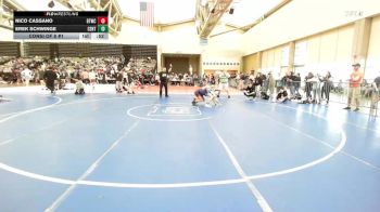 122-H lbs Consi Of 8 #1 - Nico Cassano, Bitetto Trained Wrestling vs Erek Schwinge, Centurion