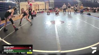 80 lbs Quarterfinals (8 Team) - Gavin Rush, Takedown Elite vs Brycen Frey, Mat Rats