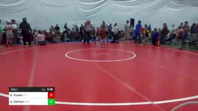 66 lbs Quarterfinal - Dekota Towler, Pittsburgh vs Adric Oldham, Bedford