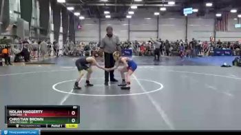 80 lbs Round 5 - Christian Brown, Team Michigan vs Nolan Haggerty, Team Ohio