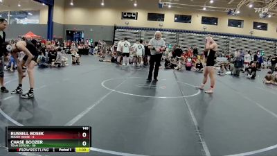 140 lbs Round 3 (4 Team) - Chase Boozer, Team Gotcha vs Russell Bosek, Rough House