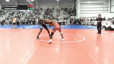 160 lbs Consi Of 8 #2 - Nicolas Barrett, VA vs Moses Destiny, RI