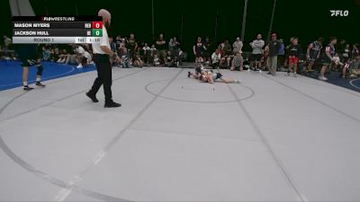 96 lbs Round 1 - Mason Myers, Rebellion vs Jackson Hull, Brawler Elite