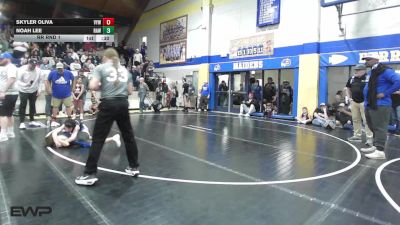 76 lbs Rr Rnd 1 - Skyler Oliva, Victory Youth Wrestling vs Noah Lee, Raw