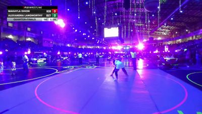145 lbs Quarterfinal - Makayla Dixon, Nebraska Wr Ac vs Alexandra Langworthy, Watford City Wolves