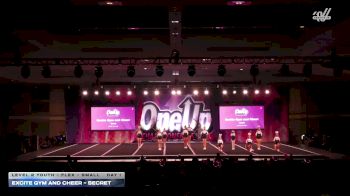 Excite Gym and Cheer - Secret [2026 L2 Youth - Flex - Small Day 1] 2026 One Up Grand Nationals
