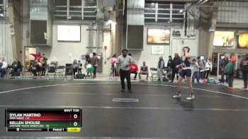 120 lbs Round 5 - Kellen Smouse, Eastside Youth Wrestling vs Dylan Martino, Free Agent
