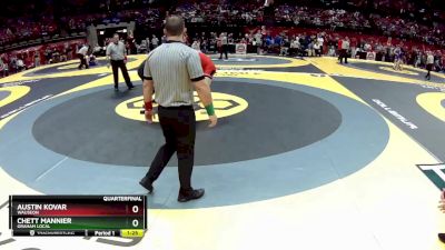 D2-190 lbs Quarterfinal - Chett Mannier, Graham Local vs Austin Kovar, Wauseon