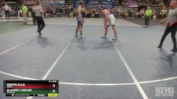 D 1 220 lbs Semifinal - Blayden Laidlaw, Sulphur vs Griffin Ellis, Jesuit